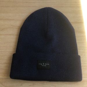 Rag & Bone Addison Beanie Navy